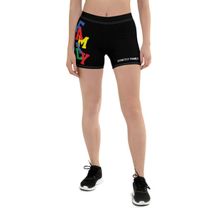 FRIENDLY Black Biker Shorts