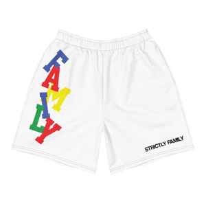 FRIENDLY White Athletic Shorts